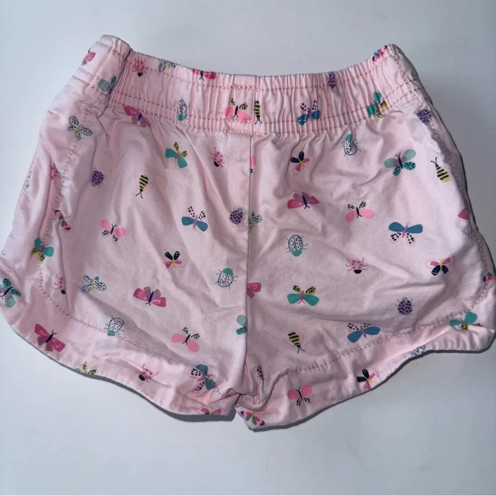 Lot of 04 Baby Girl 12 Month Leggings Pants Stretch Carter’s And Granimals